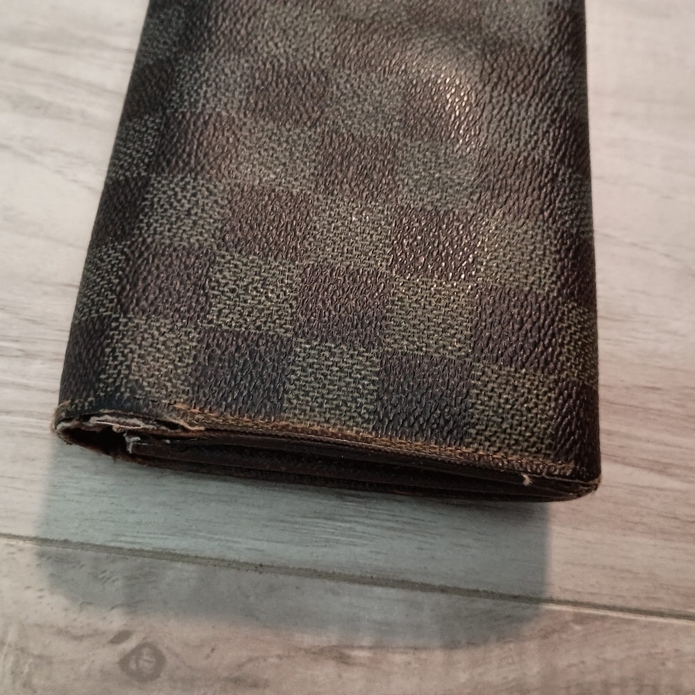 Louis Vuitton Authentic Damier Ebene Canvas Long Wallet - Picture 6 of 14